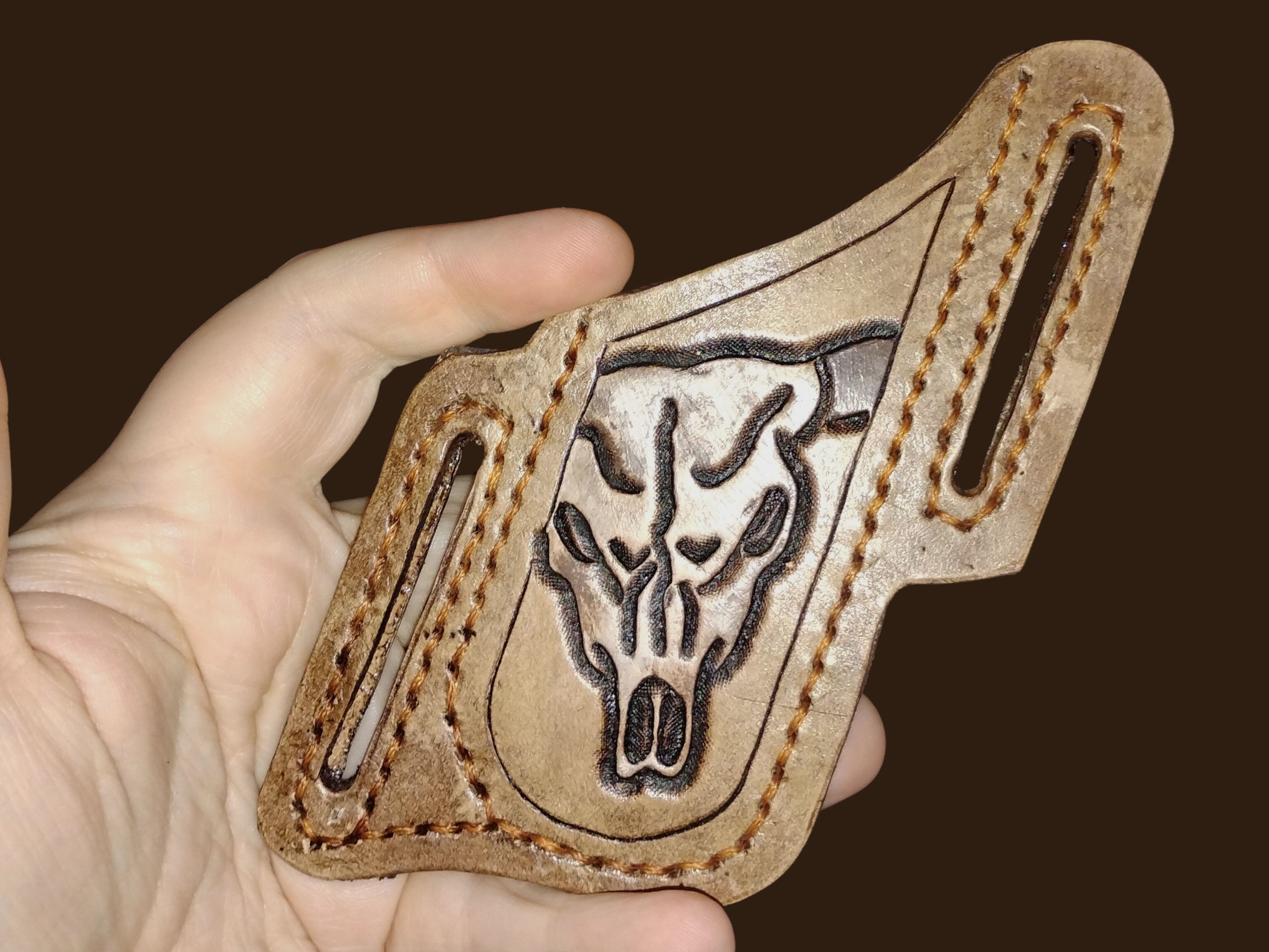 Tooled Knife Sheath