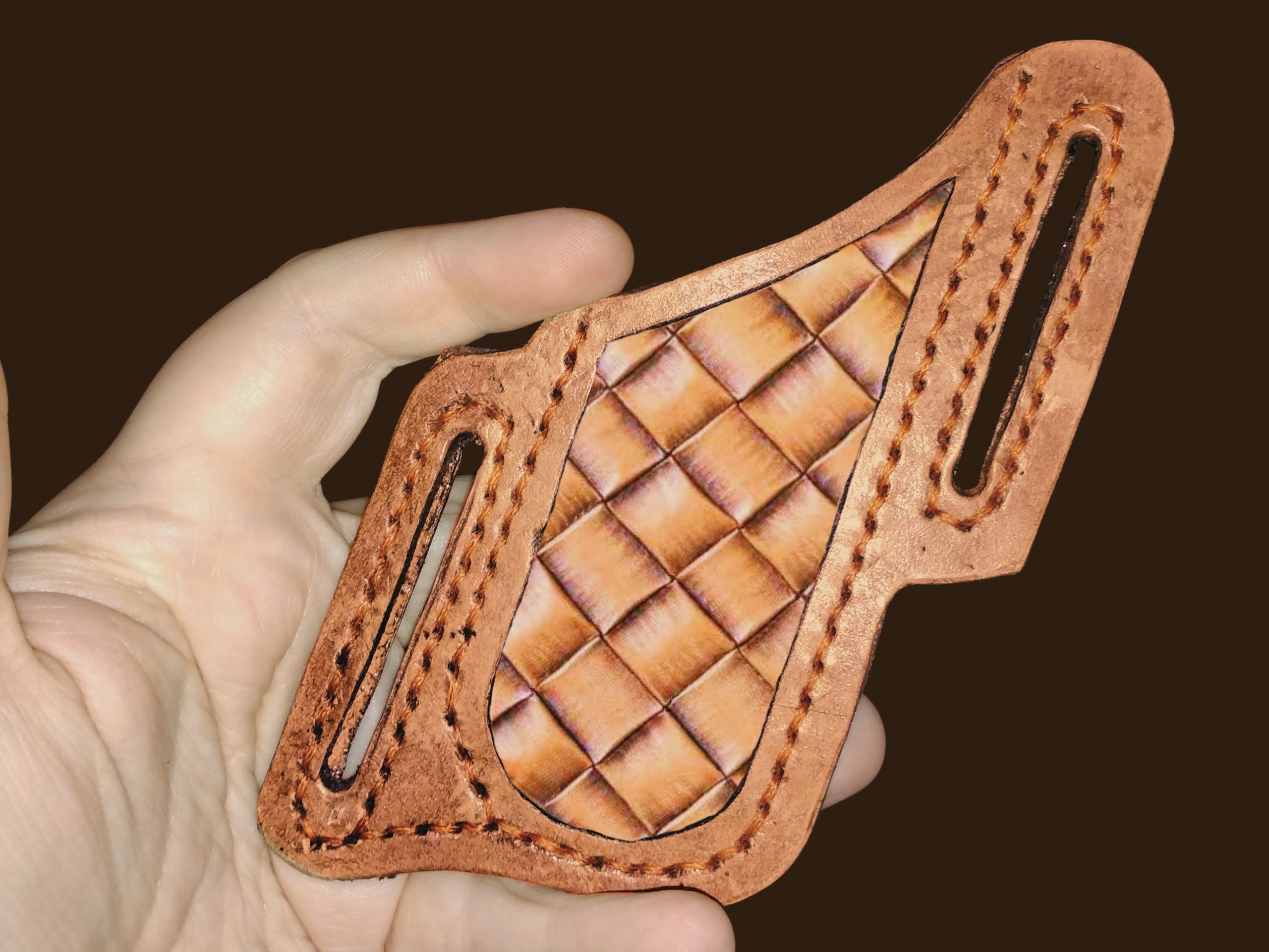 Tooled Knife Sheath