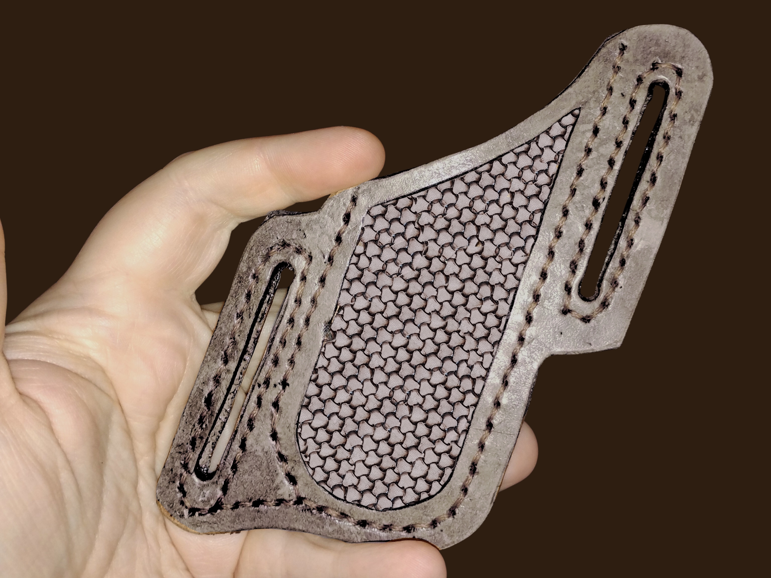 Tooled Knife Sheath