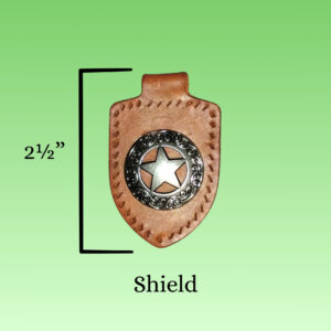 Shield Concho Keychain