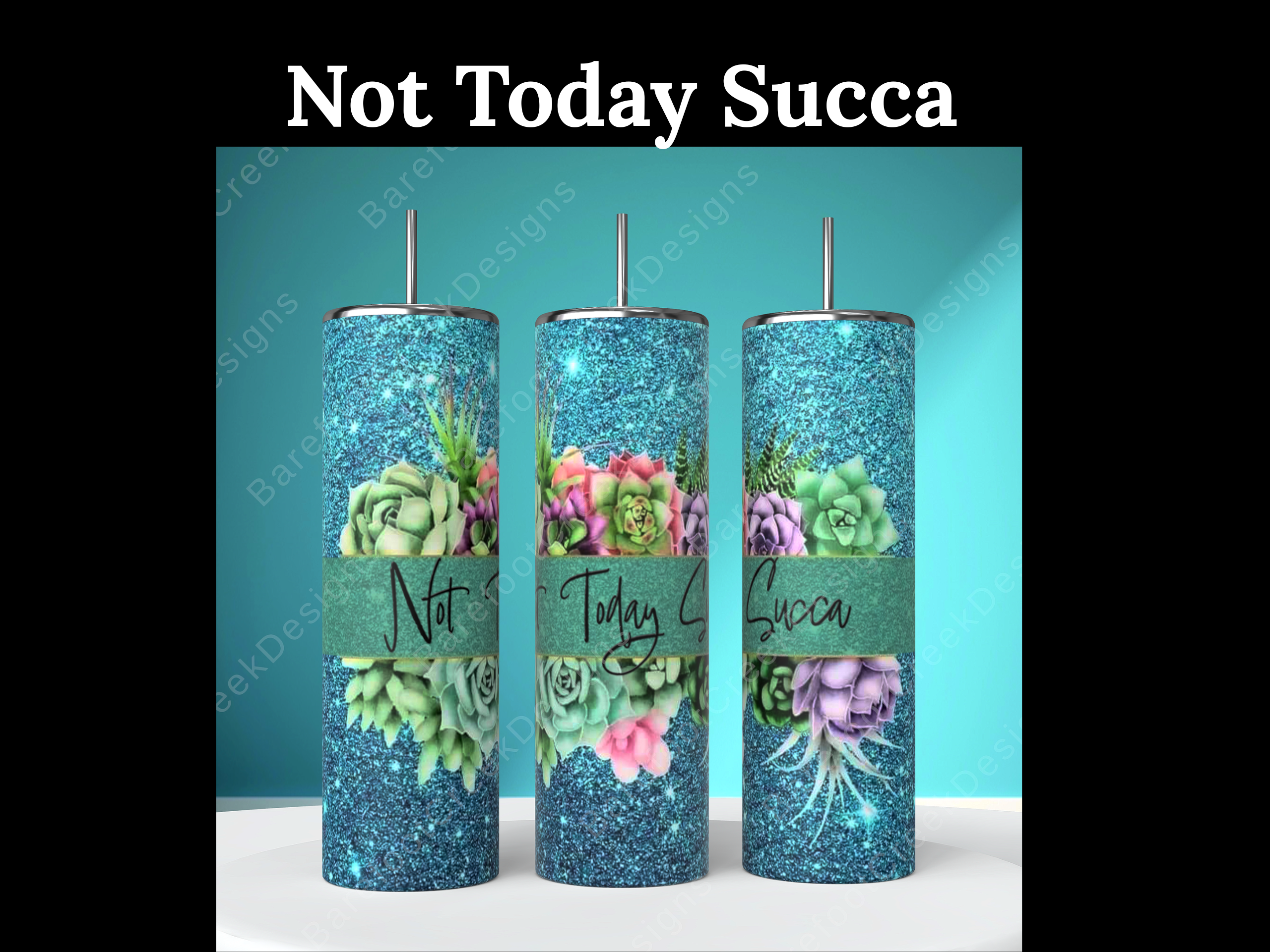 20oz Glitter Tumblers