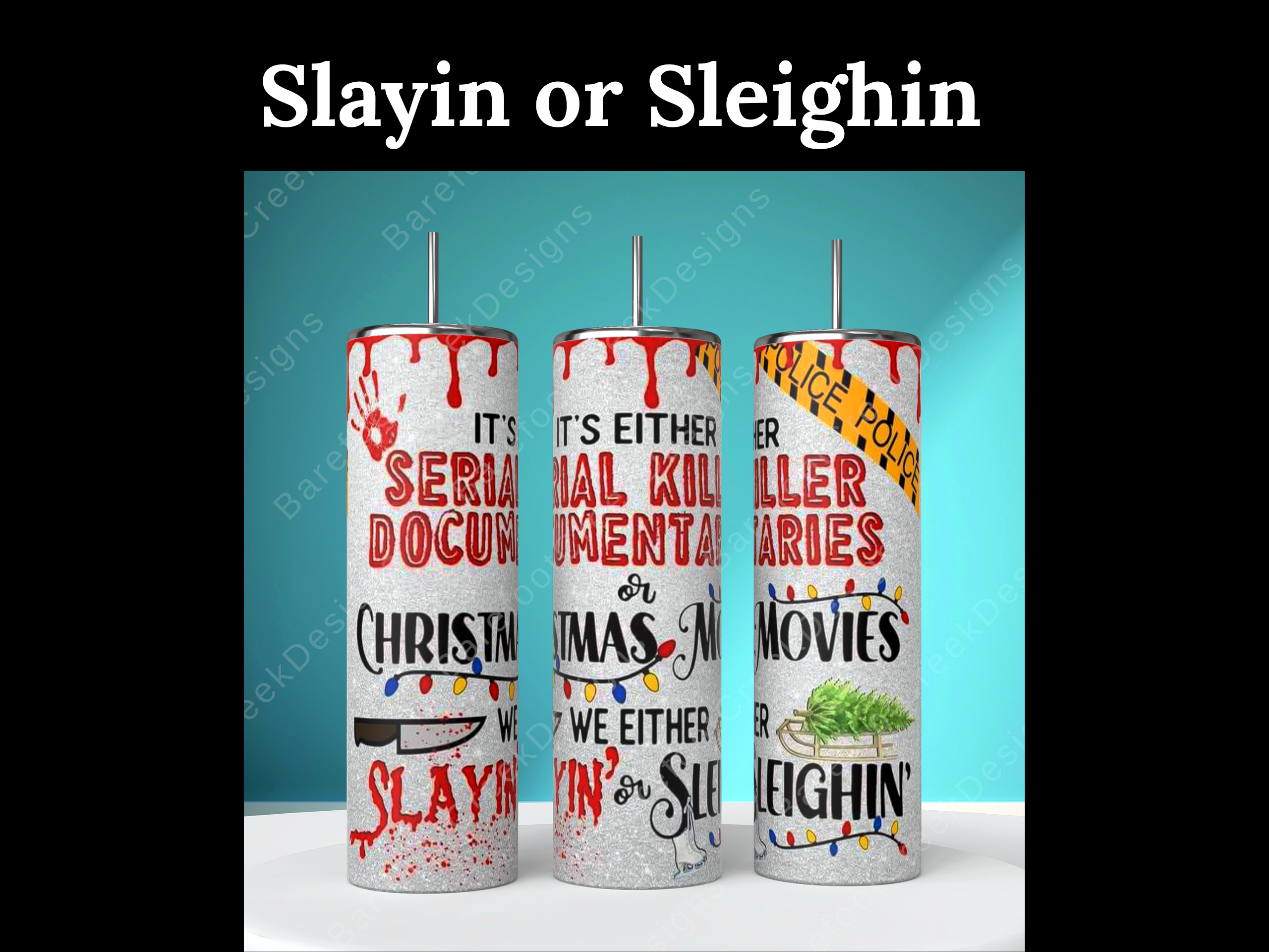 20oz Glitter Tumblers