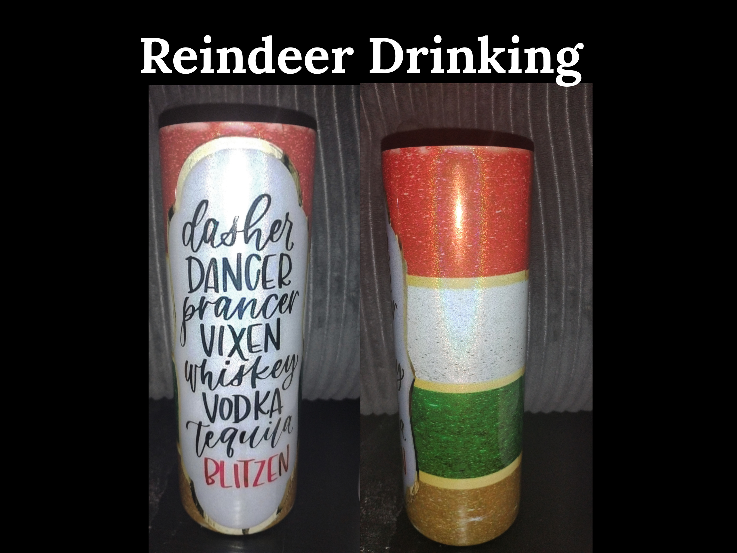 20oz Glitter Tumblers